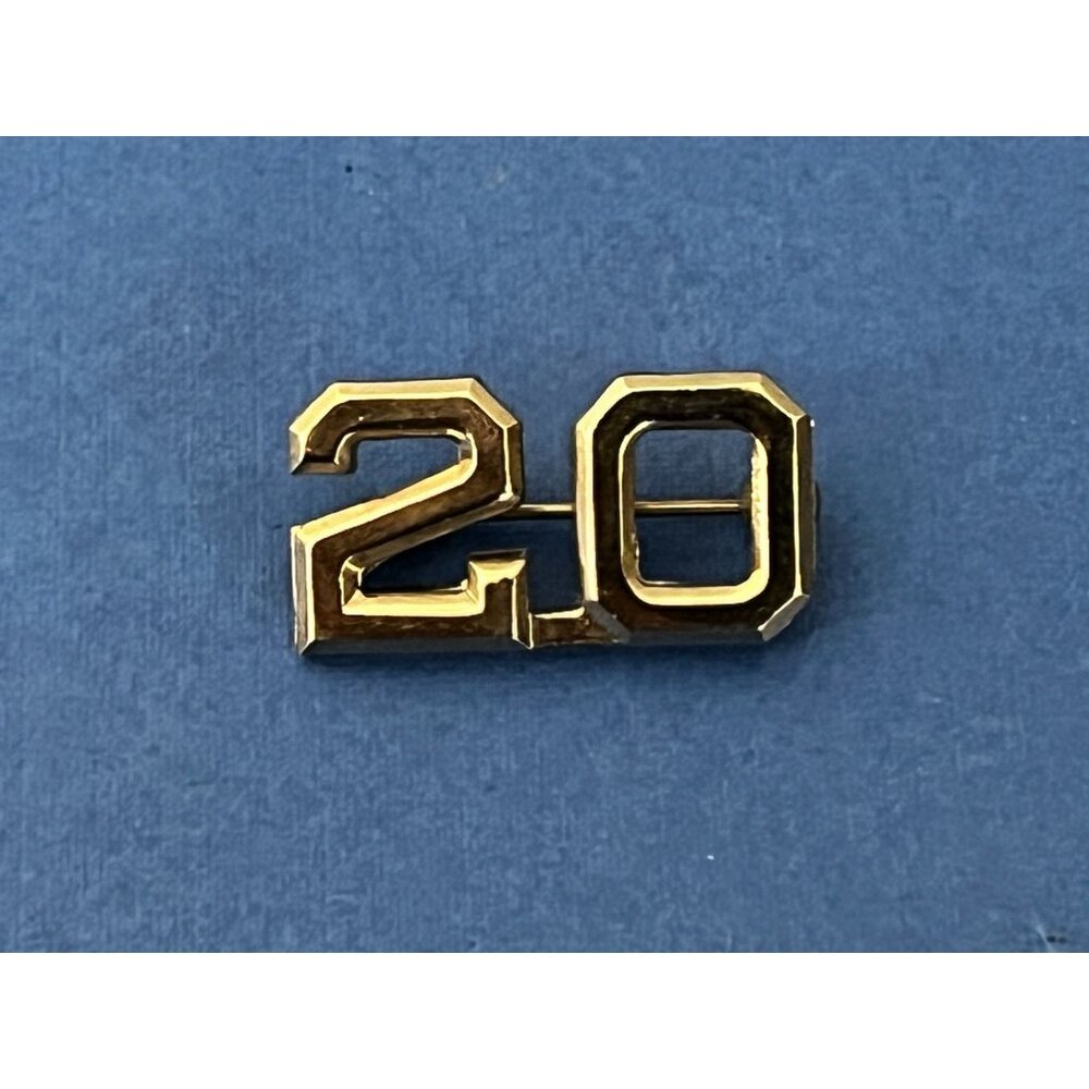 US ARMY 20th INFANTRY Silver Tone Badge MILITARY Pin